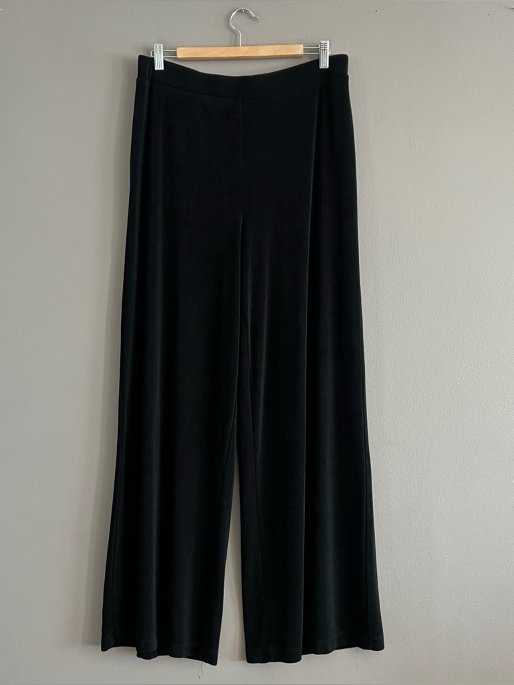 Chico’s Travelers Pants Women XL 3R Black Pull-On Slinky Stretch High Rise